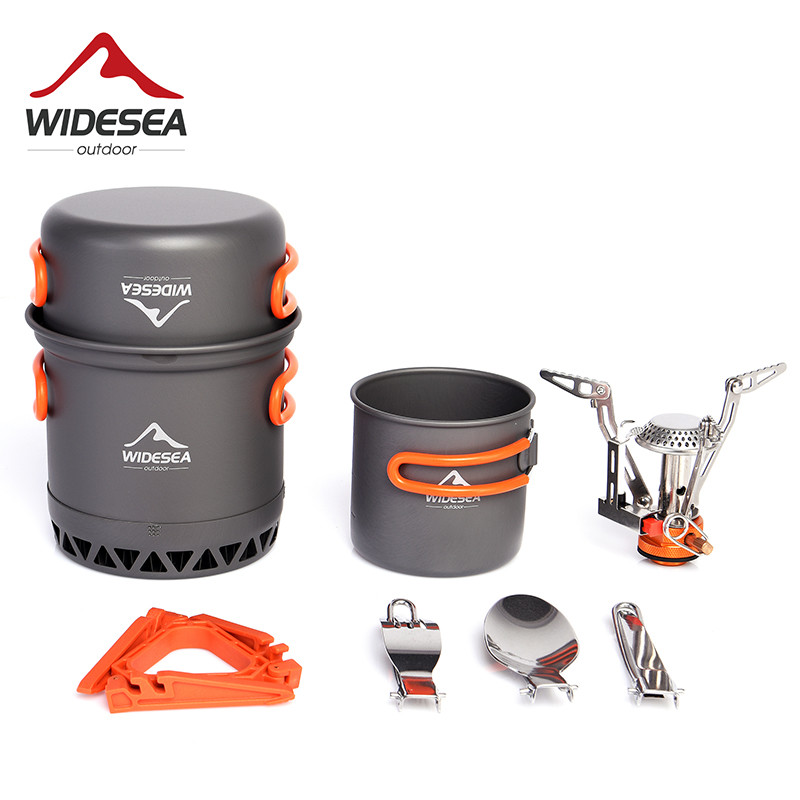 Outdoor Camping Glamping Share - Widesea Camping Ultralichte Kookgerei Potten Set