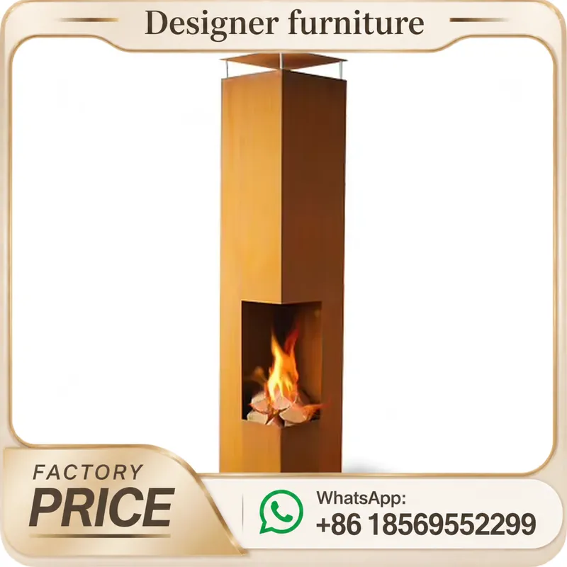 Outdoor Camping Stove - Draagbare houtpelletkachel met schoorsteen, moderne verwarming