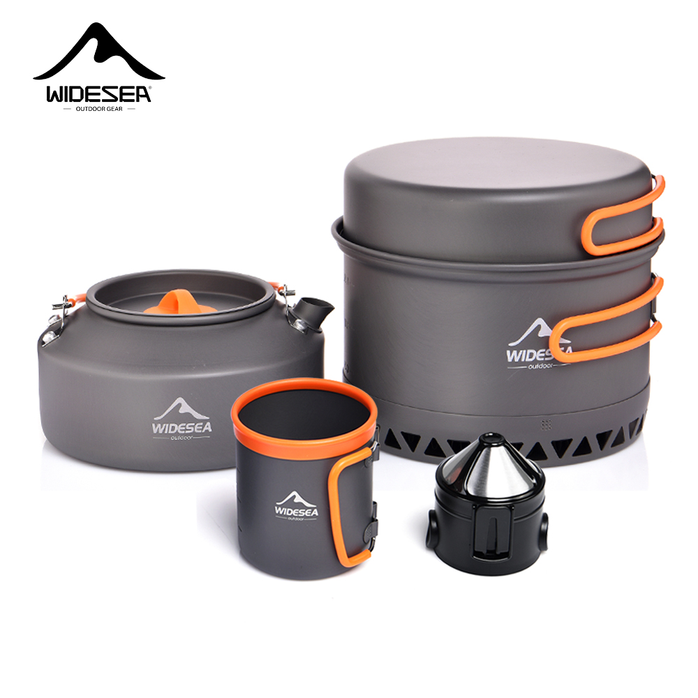 Camp Cooking Set - Campingservies Outdoor pannenset Potten Toeristische ketel