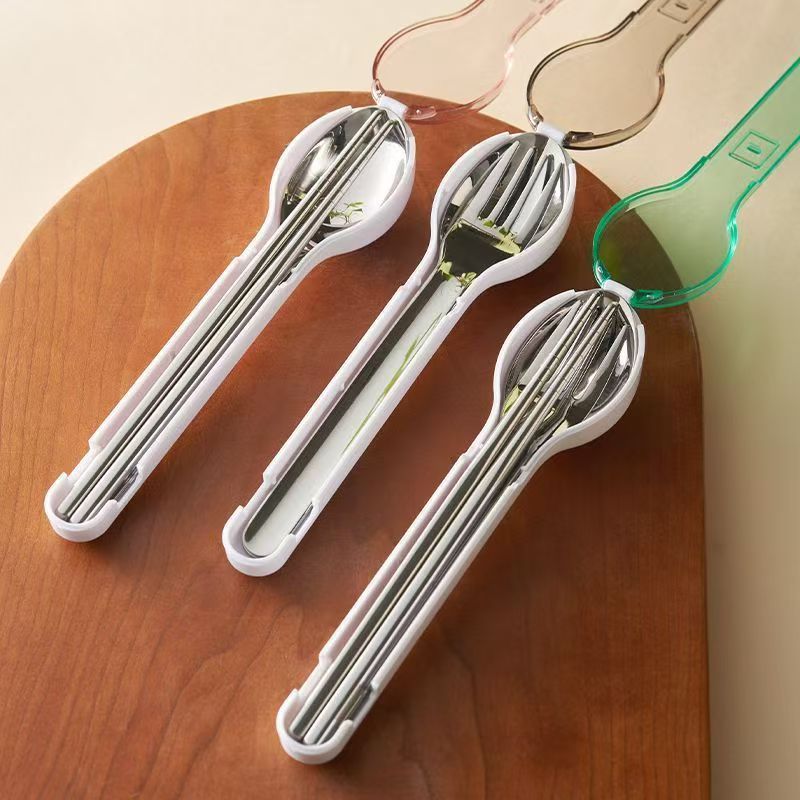 Outdoor Camping Kit - Draagbare bestekset met opbergdoos Camping Reizen