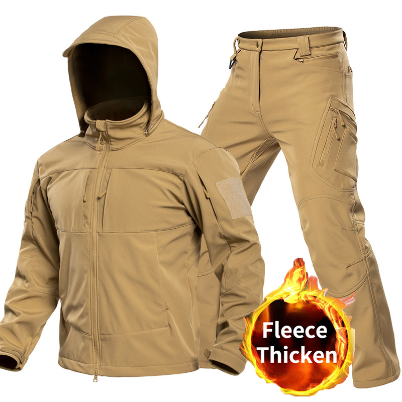 Outdoor Camping In Winter - Outdoor tactisch softshell pak voor heren,