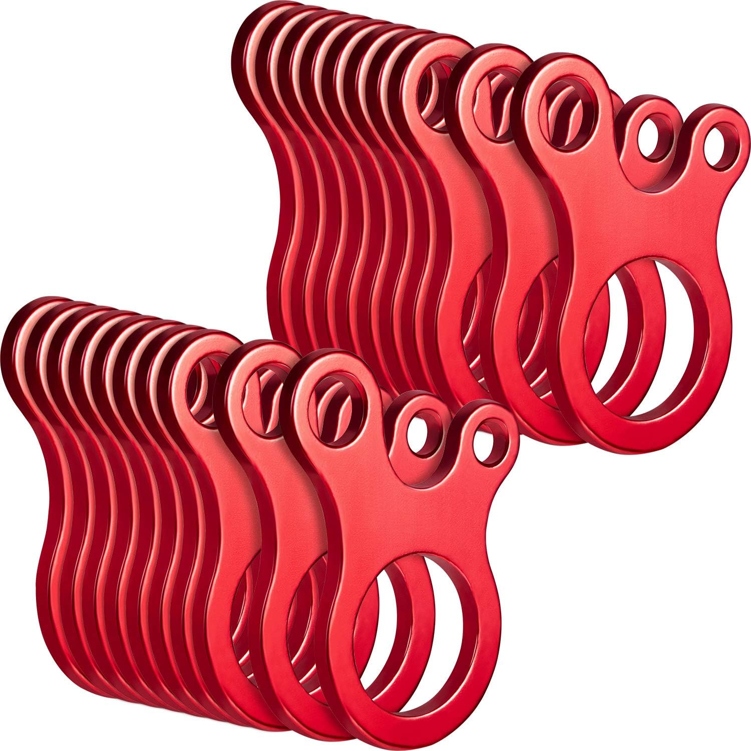 Outdoor Camping Tarp - 20 Stuks Aluminium Tent Scheerlijn Spanners