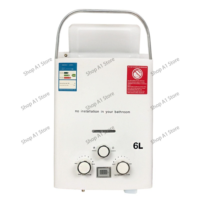 Outdoor Camping Water Heater - Waterverwarmer 6L Outdoor Camping Instant Verwarming