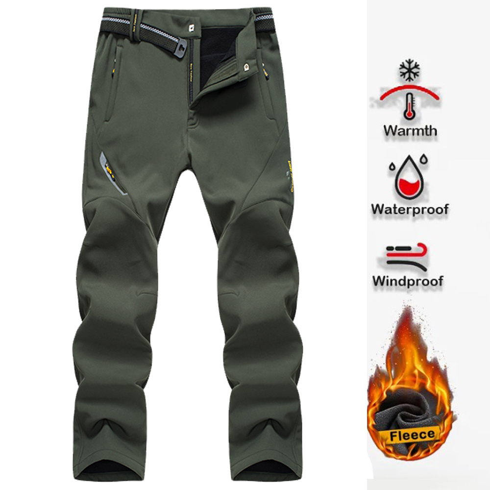 Outdoor Camping In Winter - Heren Wandelen Broek Softshell Outdoor Broeken