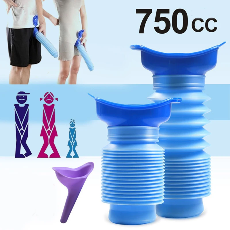 Outdoor Camping Urinal - 750ML Draagbare Staande Pissen Wc Urinoir