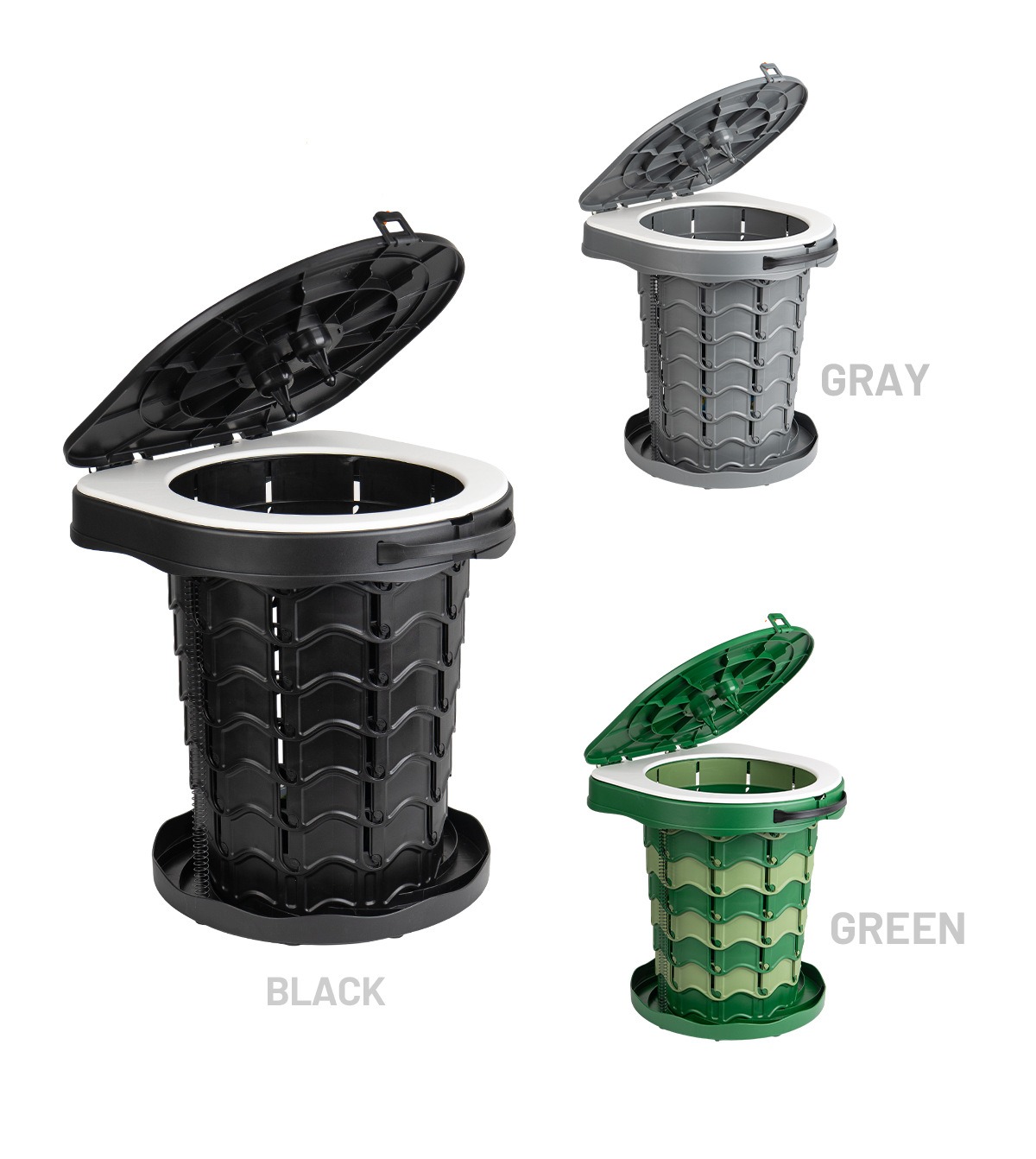 Outdoor Camping Toilet - Upgrade opvouwbare draagbare toilet, reis-toilet, verstelbare