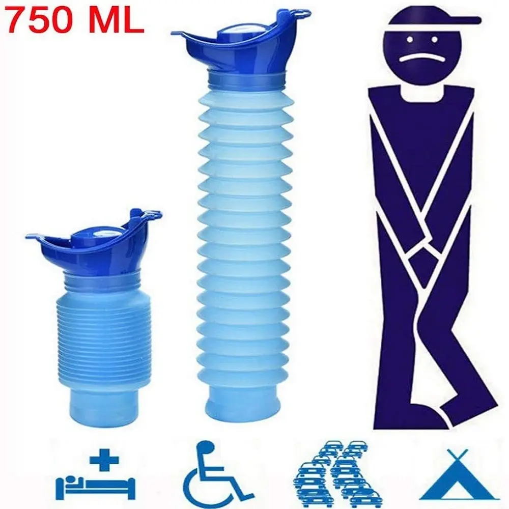 Outdoor Camping Urinal - 750ml Outdoor Draagbare Auto Urinoir Telescopisch