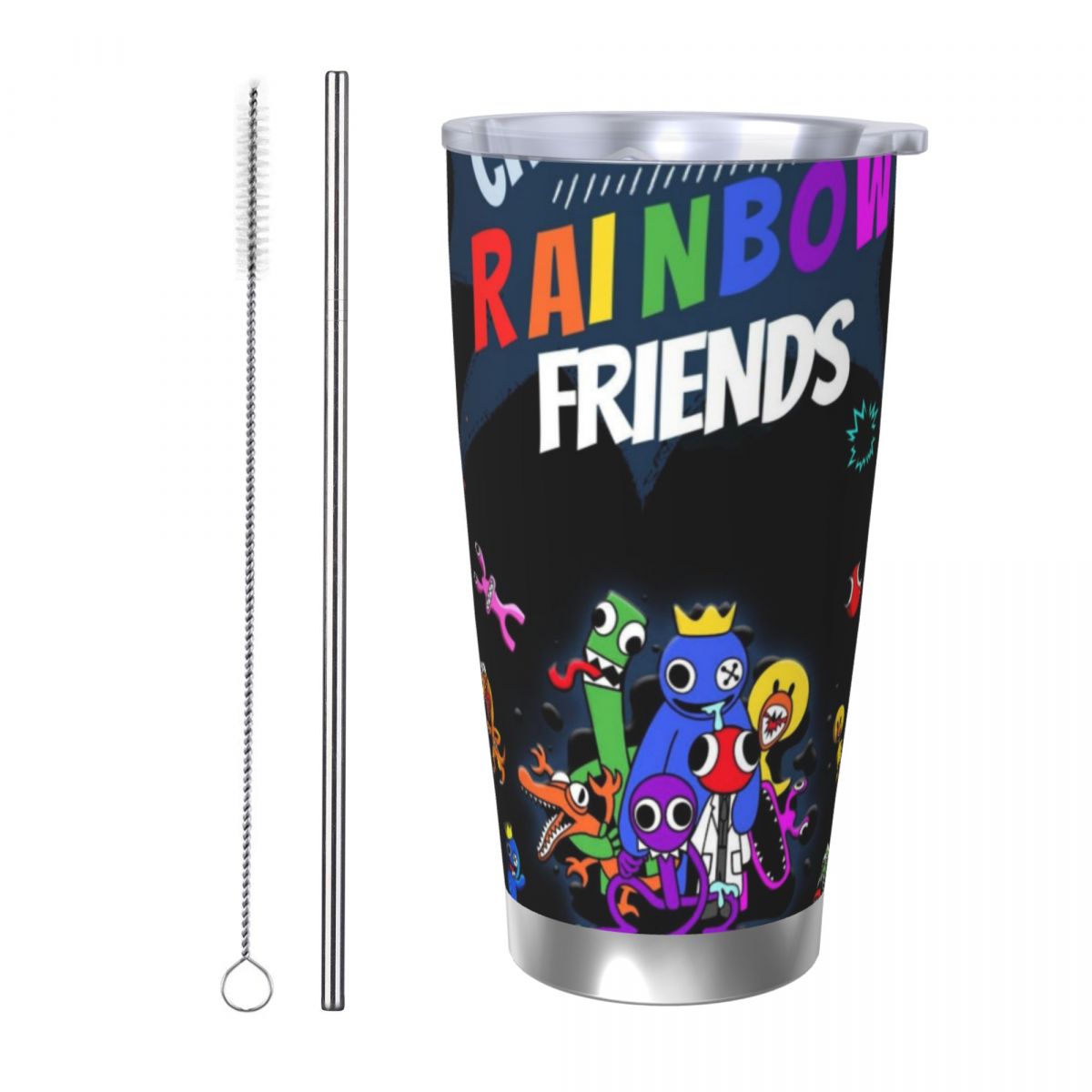 Vacuum Insulated Flask - R-Rainbow-Friends 20oz RVS Geïsoleerde Thermische Koffie