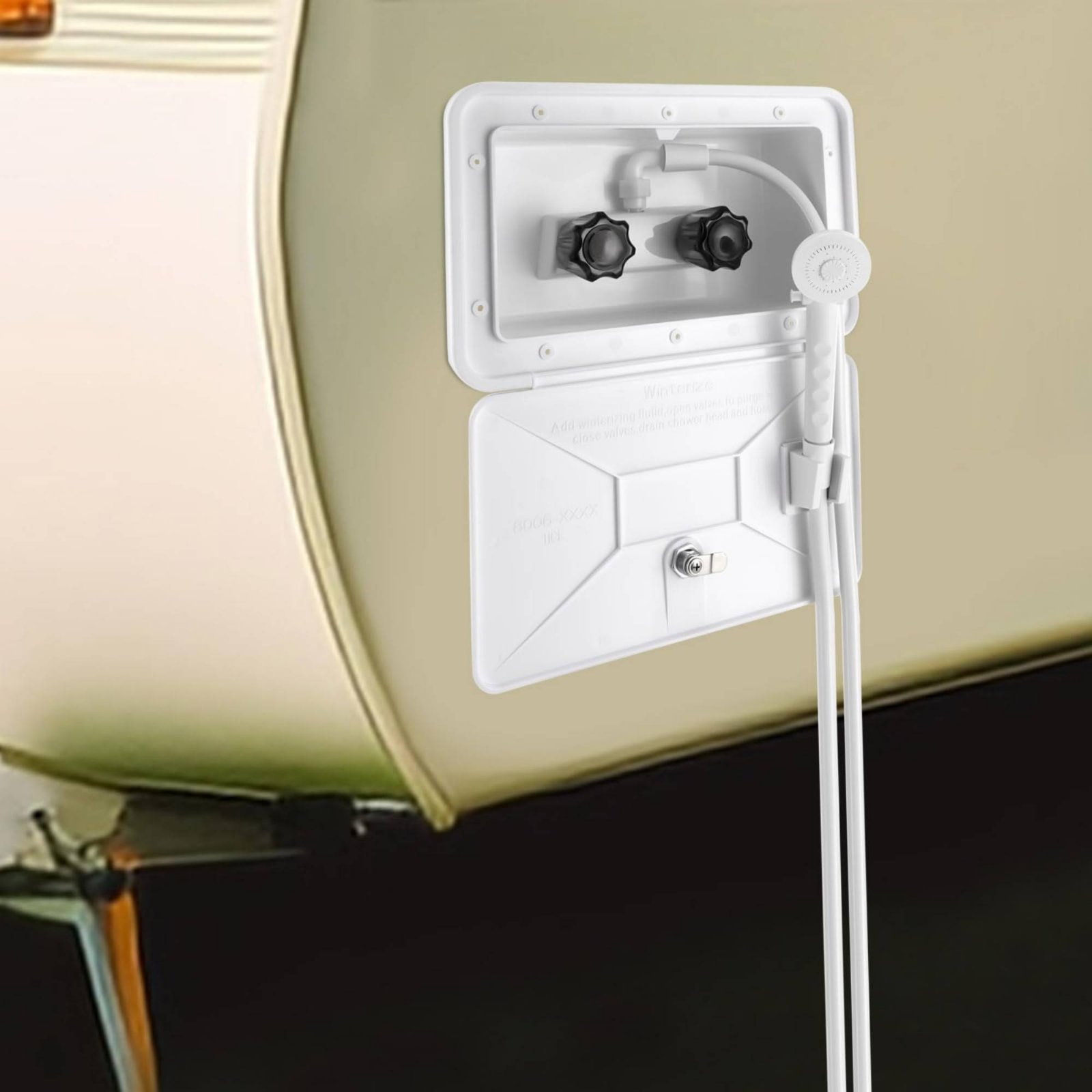 Outdoor Camping Kit - RV Buitendouchebox Compacte RV Buitendouche Set
