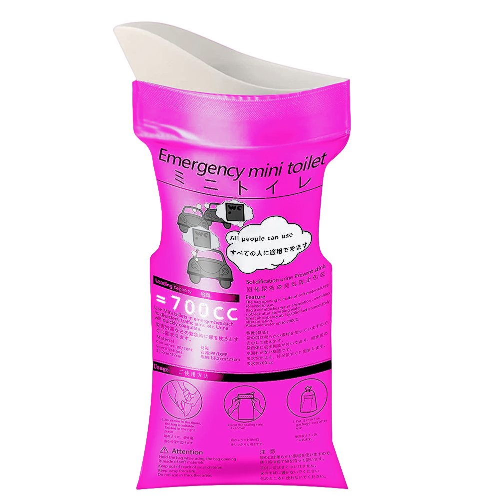 Outdoor Camping Urinal - 700ml urinoir-toilettas Unisex wegwerp mini mobiele