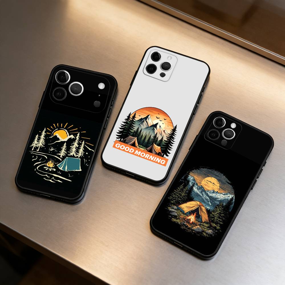Outdoor Camping Quotes - N-Nature Outdoor Camping Telefoonhoesje voor iPhone