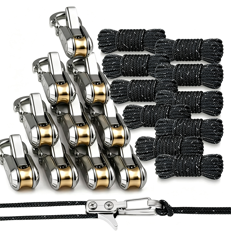 Outdoor Camping Tarp - 3-15PC touwspanner, zware touwspanner met rol,
