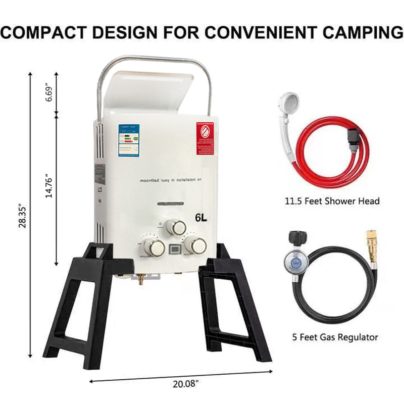 Outdoor Camping Water Heater - Nieuw model RV buitenboiler Draagbare gasboiler