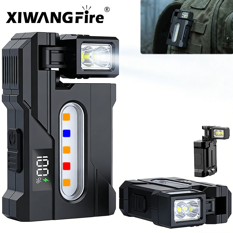 Headlamp - Multifunctionele Ultraheldere EDC Zaklamp Roterende Hoofdlamp