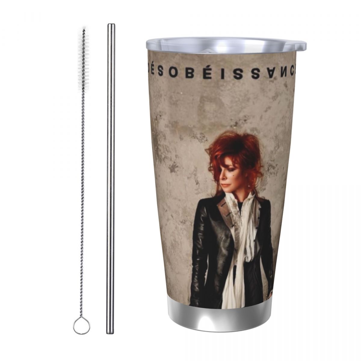 Vacuum Insulated Flask - Mylene Farmer Nevermore 20oz roestvrijstalen geïsoleerde
