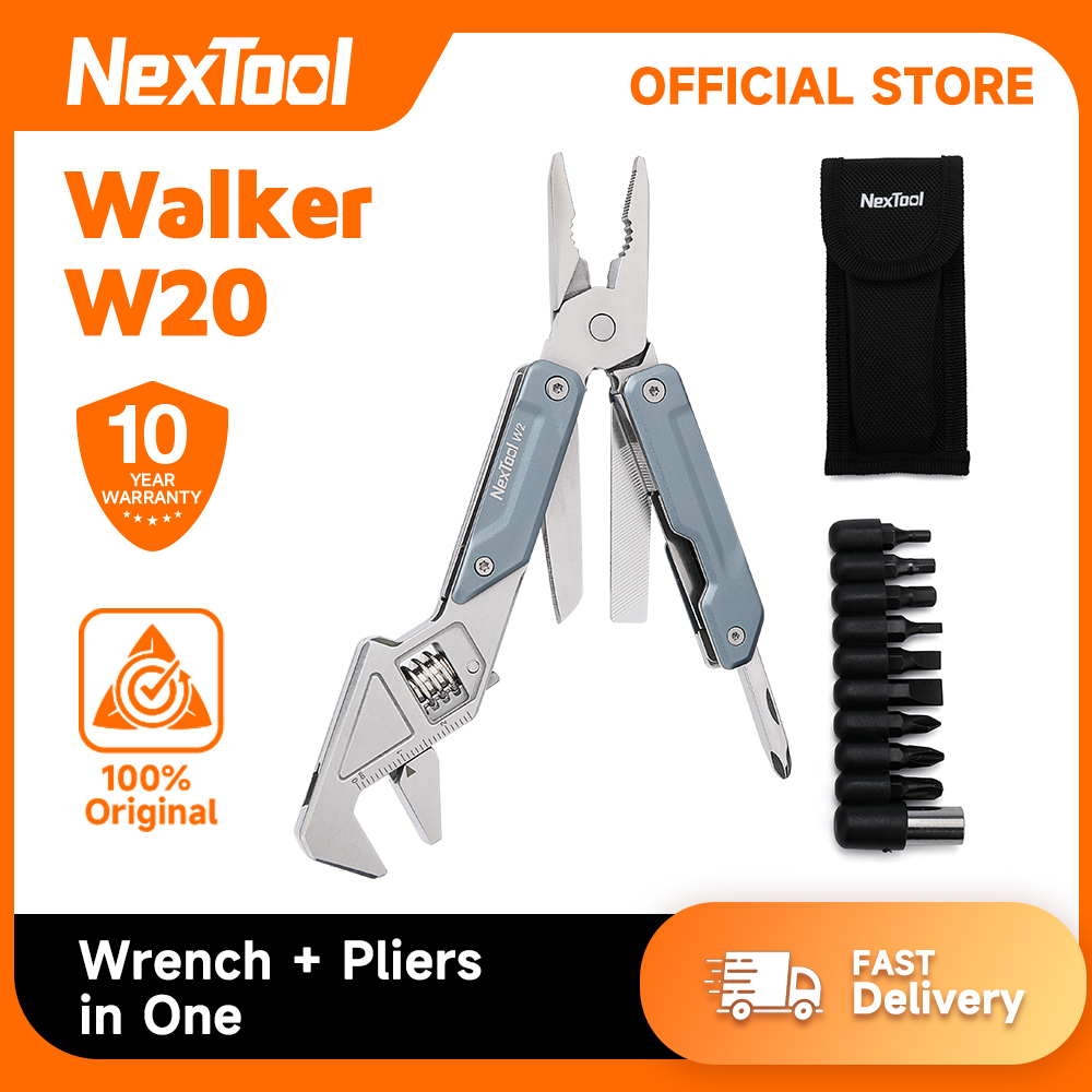 Outdoor Camping Glamping Share - NexTool Lichtschroevendraaier W2 8-in-1 Multitool Vouwtang