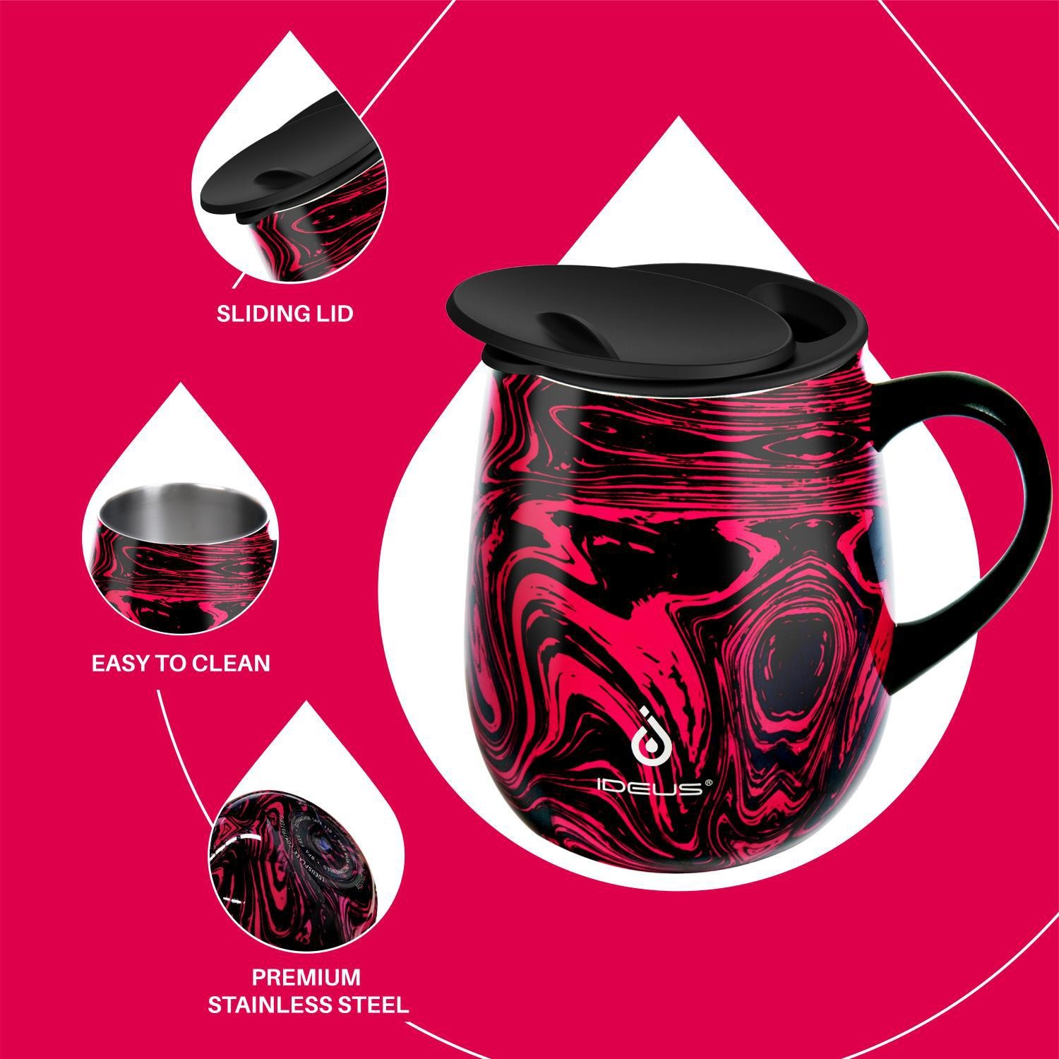 Ideus 16 Oz Geïsoleerde Koffie - Vacuum Insulated Flask recensie en prijs