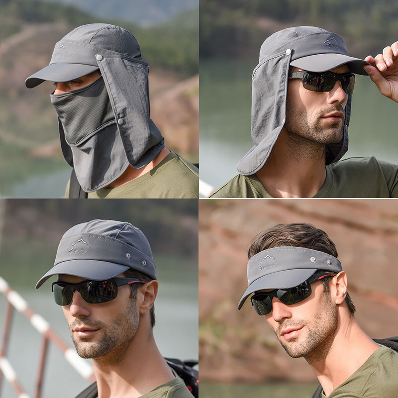 Multifunctionele Opvouwbare Sn - Camping Outdoor Quick Drying Sun Neck Protection Cap Hat recensie en prijs