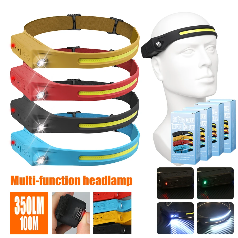 Oplaadbare koplamp 350 lumen b - Headlamp recensie en prijs
