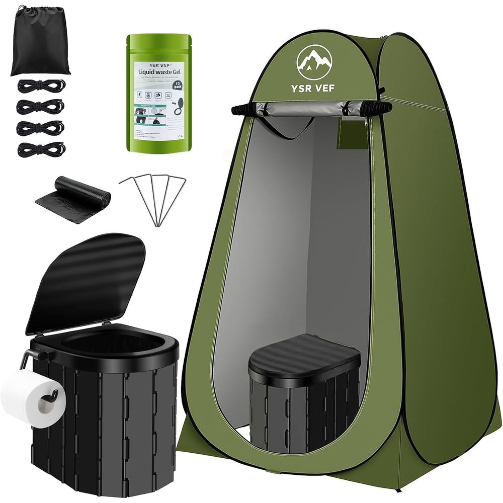 Draagbare toilettas, kampeerto - Outdoor Camping Toilet recensie en prijs