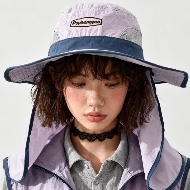 Mode Contrast Stiksels Mesh Sn - Camping Outdoor Quick Drying Sun Neck Protection Cap Hat recensie en prijs
