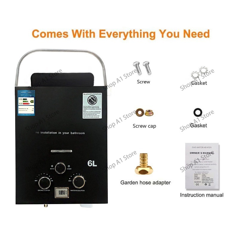Waterverwarmer 6L Outdoor Camp - Outdoor Camping Water Heater recensie en prijs