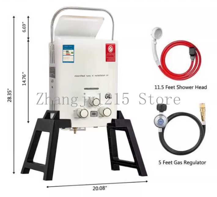 Propaan LPG Gas Tankless Boile - Outdoor Camping Water Heater recensie en prijs