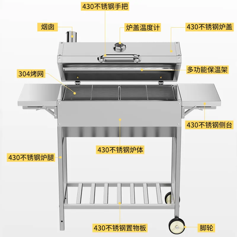 Draagbare barbecue van roestvr - Outdoor Camping Stove recensie en prijs