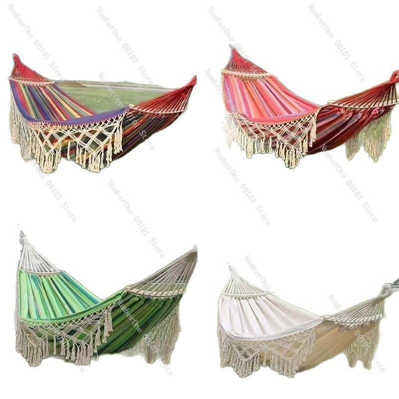 Canvas dubbele hangmat met kwa - Outdoor Camping Hammock recensie en prijs
