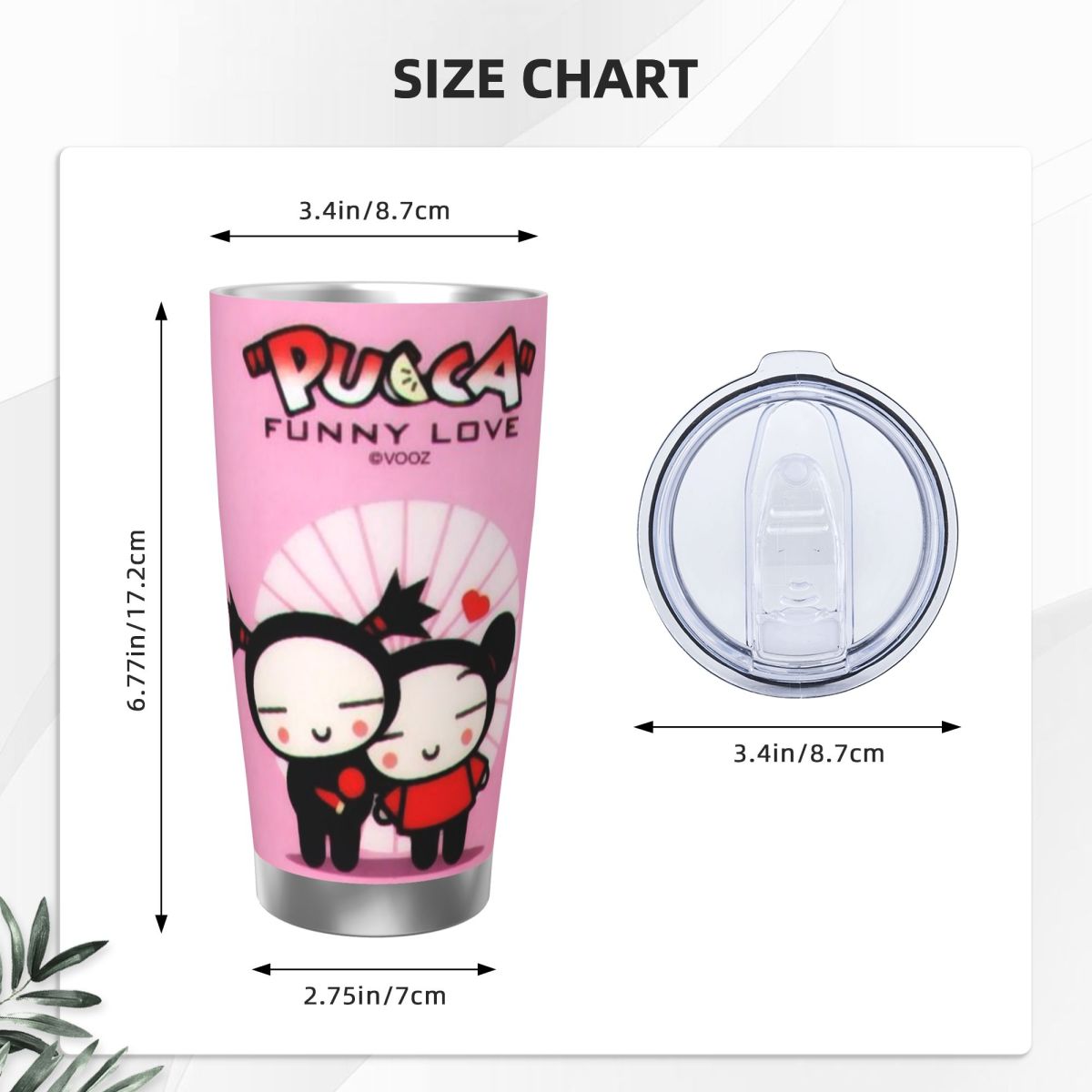 Leuke Cartoon Pucca 20oz roest - Vacuum Insulated Flask recensie en prijs