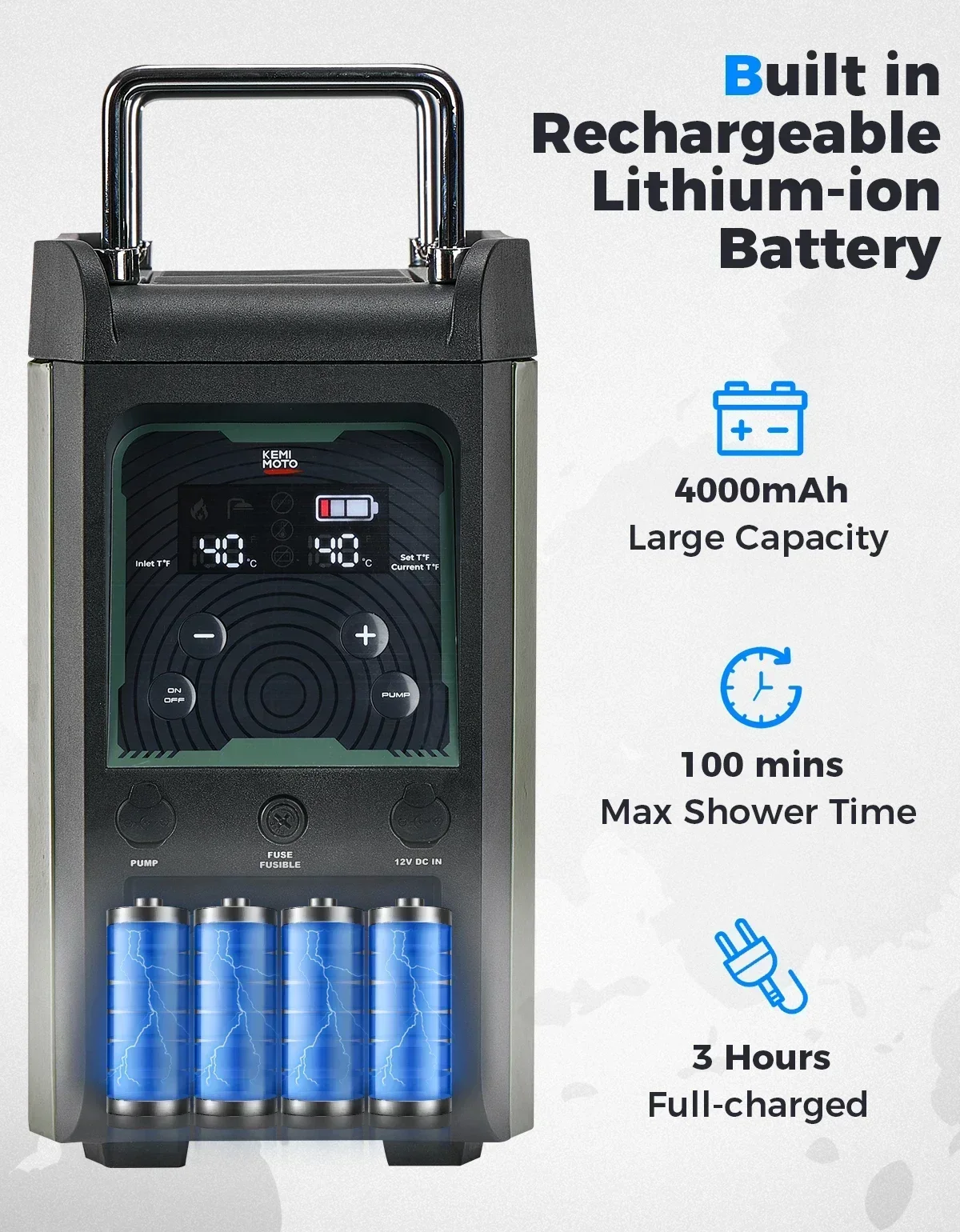 KEMIMOTO Waterverwarmer Draagb - Outdoor Camping Water Heater recensie en prijs