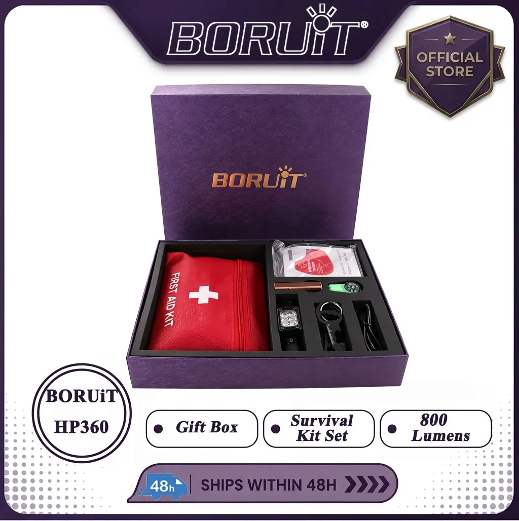 BORUiT HP360 800LM Hoofdlamp M - Outdoor Camping Glamping Share recensie en prijs