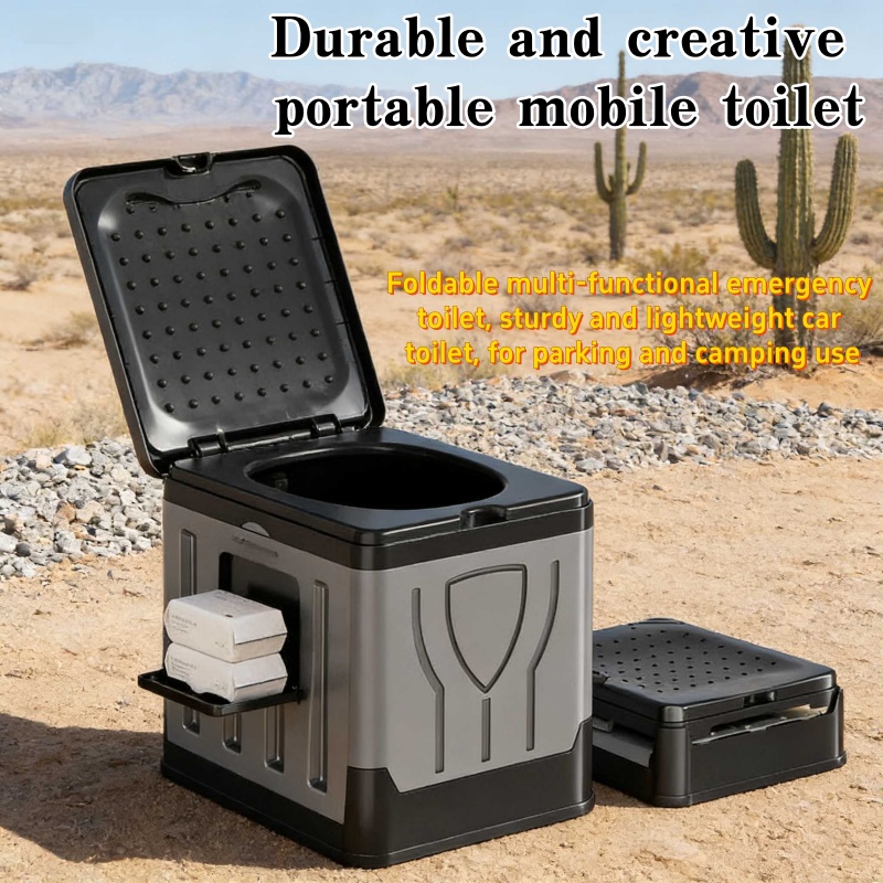 Draagbare auto-opklaptoilet ju - Outdoor Camping Toilet recensie en prijs