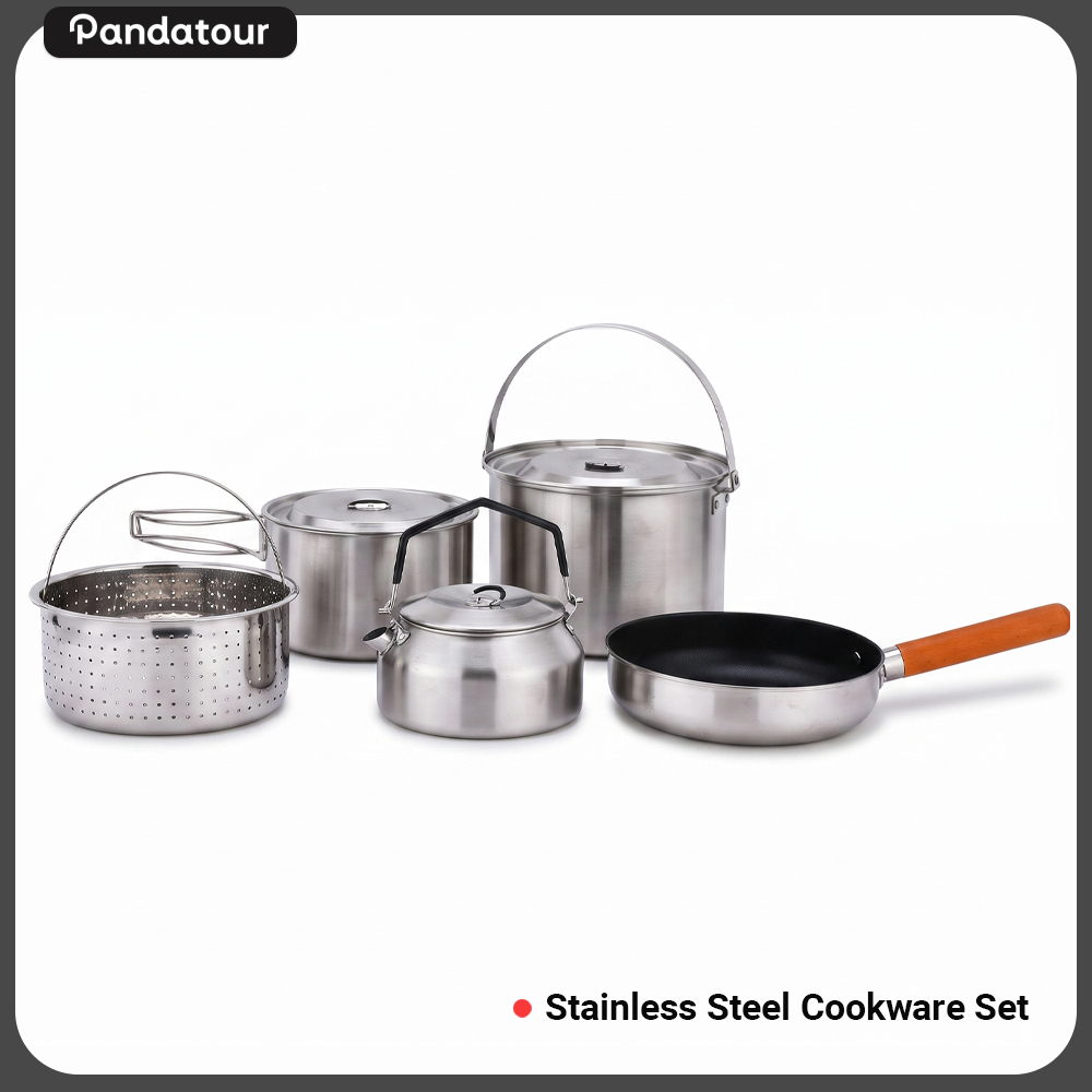 Pandatour Outdoor Camping 5-de - Camp Cooking Set recensie en prijs