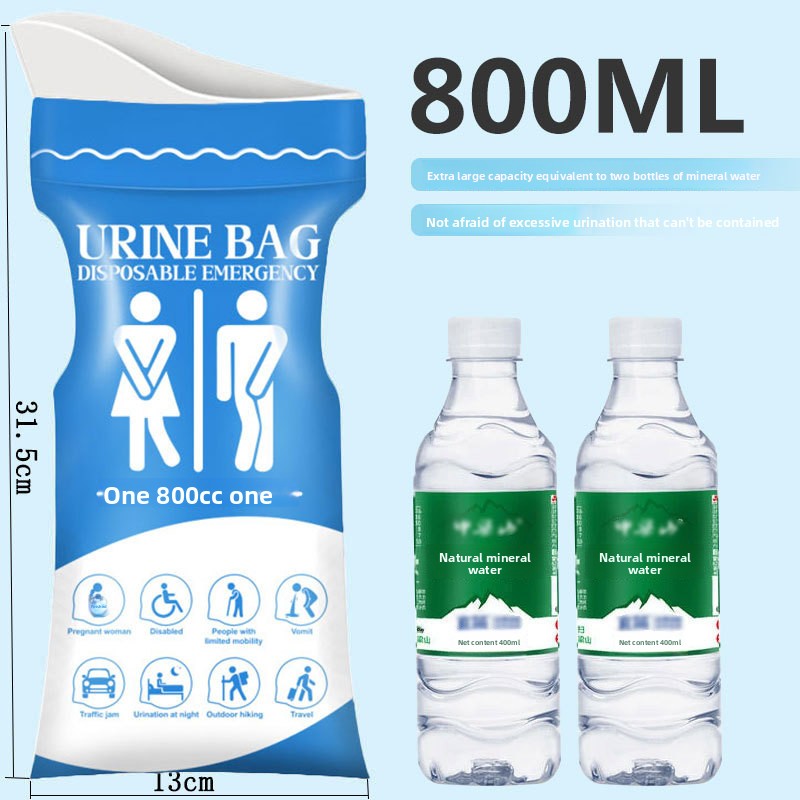 Wegwerp urinezakken voor noodg - Outdoor Camping Urinal recensie en prijs