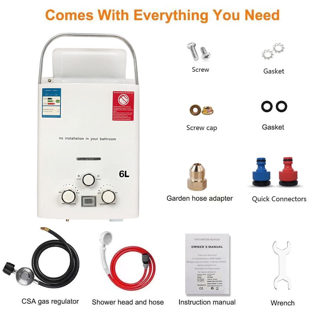 Nieuw model RV buitenboiler Dr - Outdoor Camping Water Heater recensie en prijs