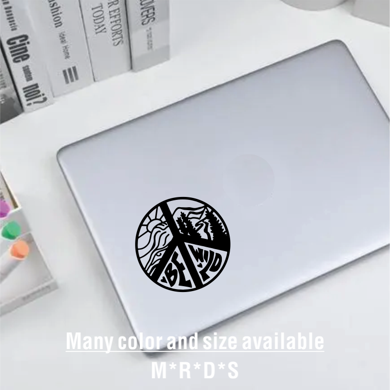 Peace Sign Camping Vinyl Auto  - Outdoor Camping Quotes recensie en prijs