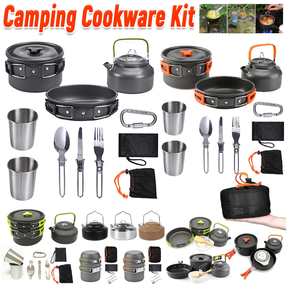 Campingkookgerei Set Ketel Pot - Camp Cooking Set recensie en prijs