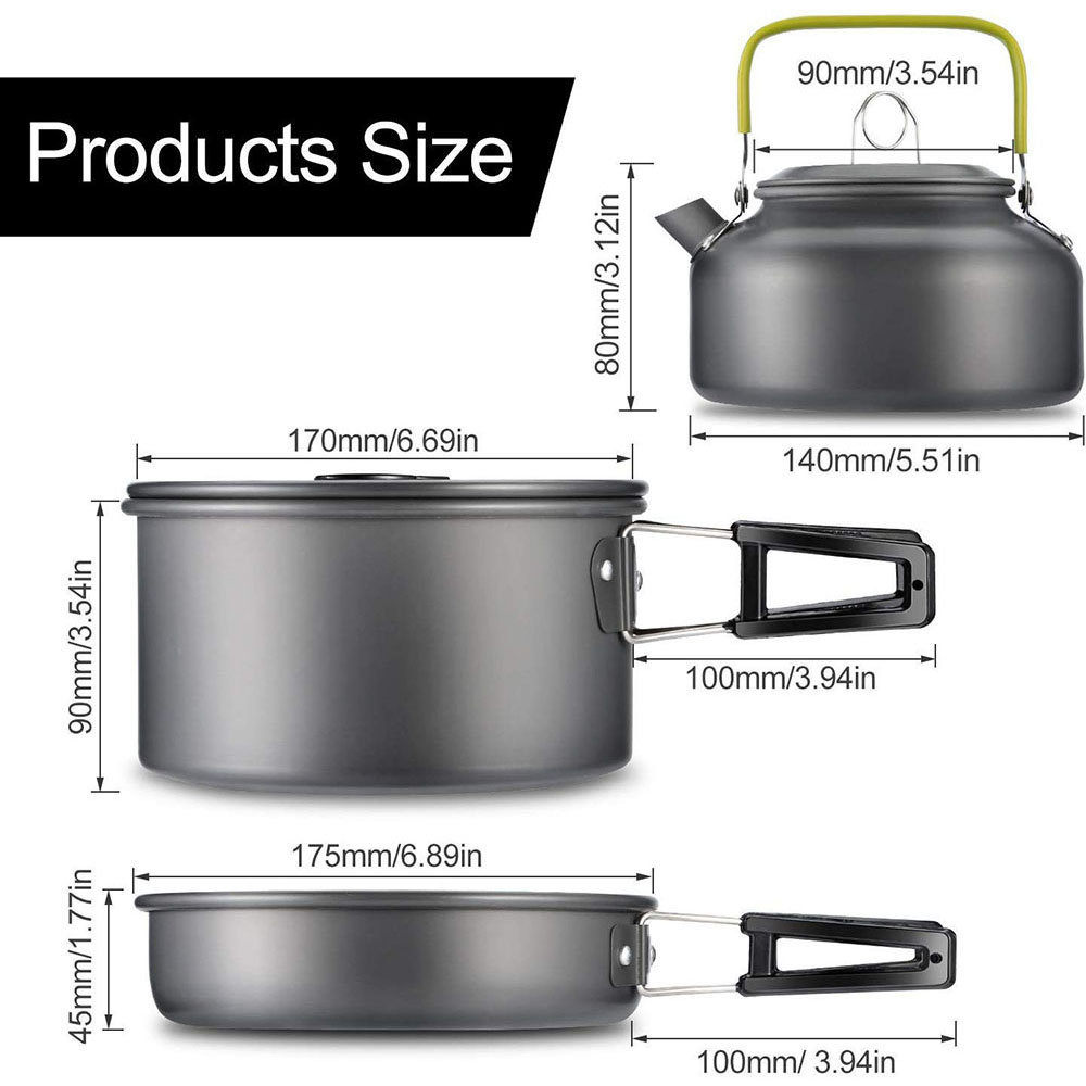 Outdoor kookgereiset voor kamp - Camp Cooking Set recensie en prijs