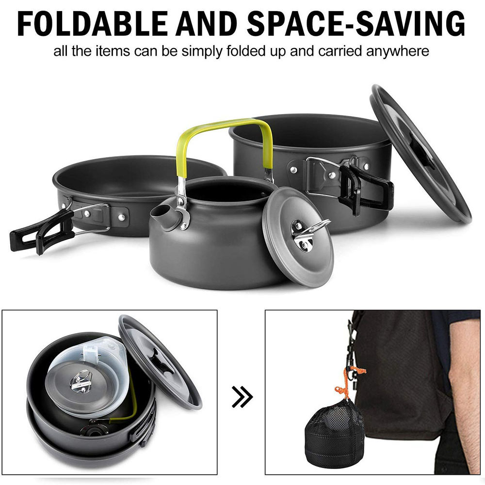 Outdoor kookgereiset voor kamp - Camp Cooking Set recensie en prijs